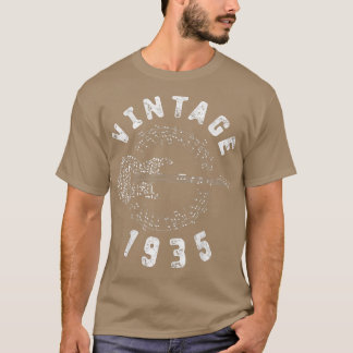 Vintag 1935 Geburtstag Limited Edition Guitar Musi T-Shirt