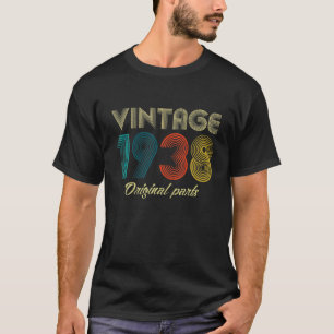 Vintag 1938 Retro 82. Geburtstagsgeschenke T-Shirt
