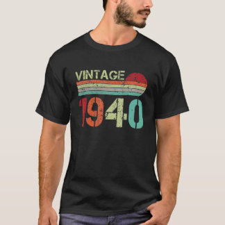 Vintag 1940 82. Geburtstagsgeschenk Männer Frauen T-Shirt