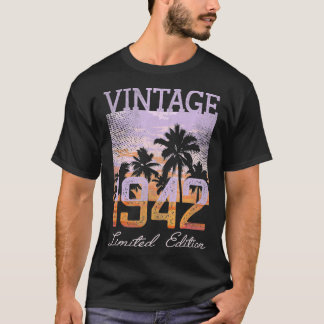 Vintag 1942 Limited Edition 80 Year Old Gifts 80t T-Shirt