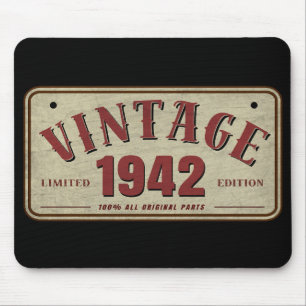 Vintag 1942 Limited Edition Alle Originalteile Mousepad