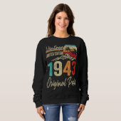 Vintag 1943 Originalteile 79. Geburtstag Sweatshirt (Vorne ganz)