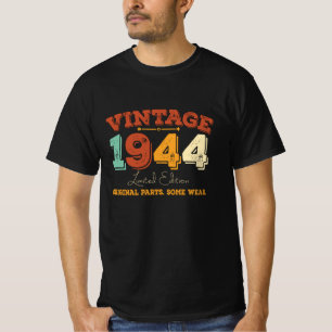 Vintag 1944 Originalteile Weihnachtsgeschenk T-Shirt