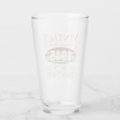 Vintag 1945 80. Geburtstag Glas (Rückseite)