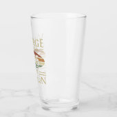 Vintag 1945 80. Geburtstag Glas (Links)