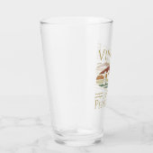 Vintag 1945 80. Geburtstag Glas (Rechts)