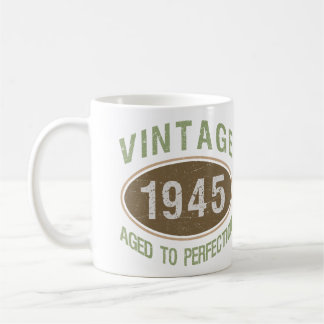 Vintag 1945 80. Geburtstag Kaffeetasse
