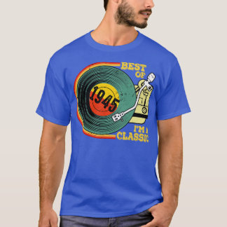 Vintag 1945 Geburtstag Shirt Im Classic Birthday