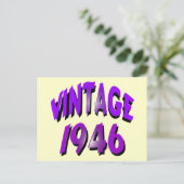 Vintag 1946 postkarte (Stehend Vorderseite)