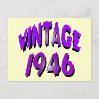 Vintag 1946 postkarte
