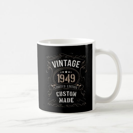 Vintag 1949 limitierte Auflage kundenspezifisch Kaffeetasse (Rechts)