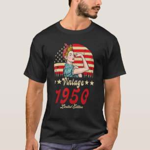 Vintag 1950 1950 72. B. Tag 72 Jahre alt T-Shirt