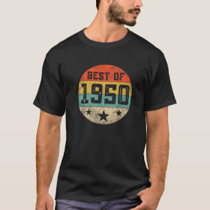 Vintag 1950 72. Geburtstag - Best of 1950 Retro 72 T-Shirt