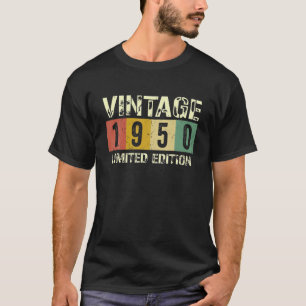 Vintag 1950 72. Geburtstagsgeschenk Männer Frauen  T-Shirt
