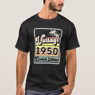 Vintag 1950 Limited Edition 72. Geburtstagsgeschen T-Shirt