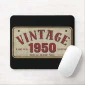 Vintag 1950 Limited Edition Alle Originalteile Mousepad (Mit Mouse)