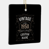 Vintag 1950 limitierte Auflage kundenspezifisch Keramikornament (Rechts)