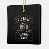 Vintag 1950 limitierte Auflage kundenspezifisch Keramikornament (Links)