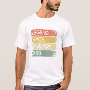 Vintag 1950 LKW Big Rig Truck Driver 71St Bir T-Shirt