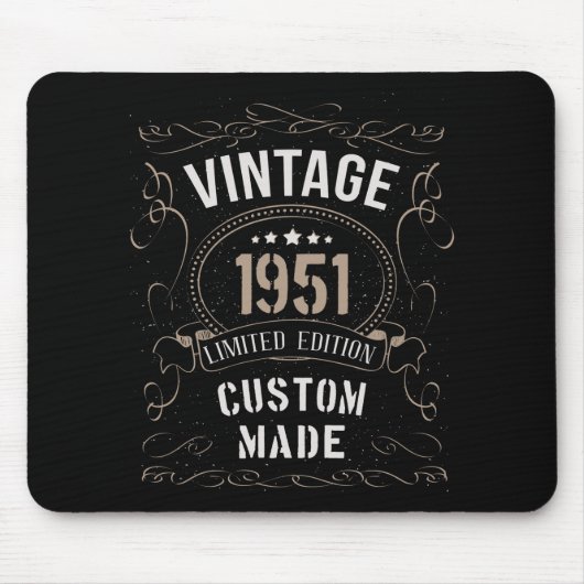 Vintag 1951 limitierte Auflage kundenspezifisch Mousepad (Vorne)