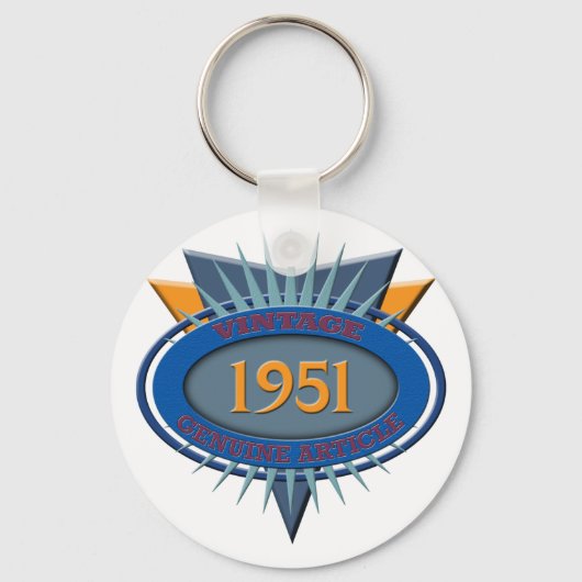 Vintag 1951 schlüsselanhänger (Vorderseite)