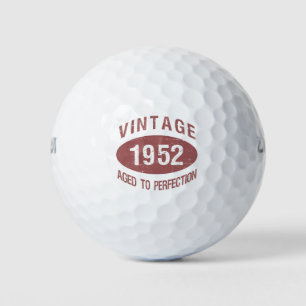 Vintag 1952 70. Geburtstag Golfball