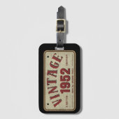 Vintag 1952 Limited Edition Alle Originalteile Gepäckanhänger (Vorderseite Vertikal)