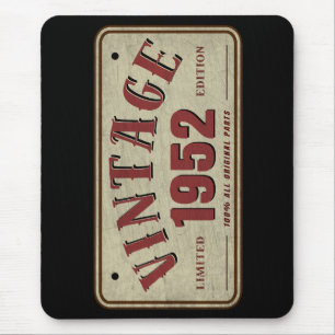 Vintag 1952 Limited Edition Alle Originalteile Mousepad