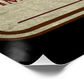 Vintag 1952 Limited Edition Alle Originalteile Poster (Ecke)