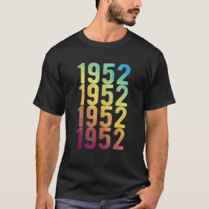 Vintag 1952 Retro 70 Jahre alt 70. Geburtstag T-Shirt