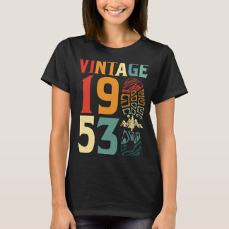 Vintag 1953 69 Jahre Altes Camping Wandern B T-Shirt
