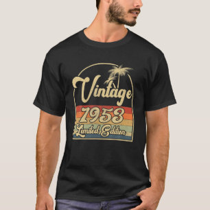 Vintag 1953 69th Birthday Limited Edition 69 Year T-Shirt