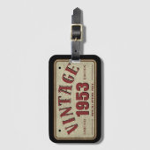 Vintag 1953 Limited Edition Alle Originalteile Gepäckanhänger (Vorderseite Vertikal)