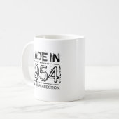 Vintag 1954 Alter bis zur Perfektion Kaffee Tasse (Vorderseite Links)