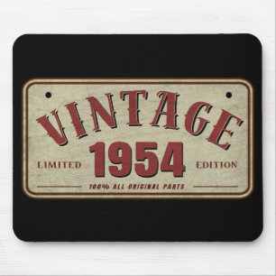 Vintag 1954 Limited Edition Alle Originalteile Mousepad