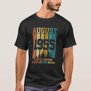 Vintag 1955 66 Jahre alt, hergestellt im August 19 T-Shirt