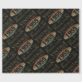 Vintag 1955 70. Geburtstag Geschenkpapier (Flach)