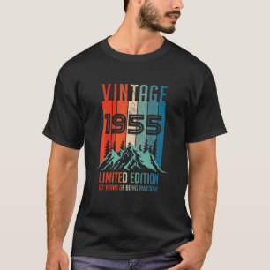 Vintag 1955 Limited Edition 67. Geburtstag 67 Jahr T-Shirt