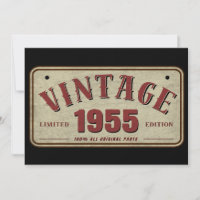 Vintag 1955 Limited Edition Alle Originalteile