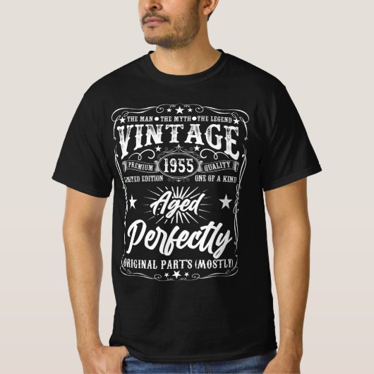 Vintag 1955 - Perfekt gealtertes Design T-Shirt (Vorderseite)