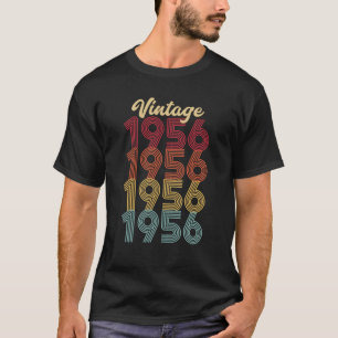 Vintag 1956 Made in 1956 66. Geburtstag 66 Jahre T-Shirt