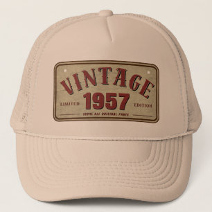 Vintag 1957 Limited Edition Alle Originalteile Truckerkappe