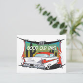 Vintag 1957 Plymouth Postkarte (Stehend Vorderseite)