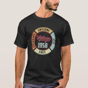 Vintag 1958 64Th Geburtstag Legendary Phantastisch T-Shirt