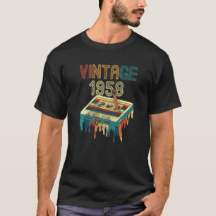 Vintag 1958 65. Geburtstag Männer Frauen 65 Jahre T-Shirt