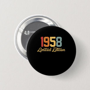 Vintag 1958 Limited Edition Button