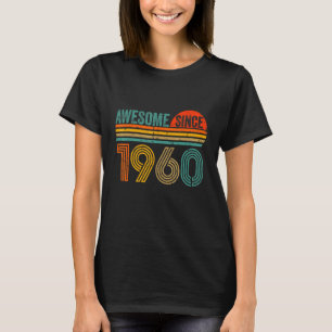 Vintag 1960 62 Jahre alte Männer und Frauen 62. Bi T-Shirt