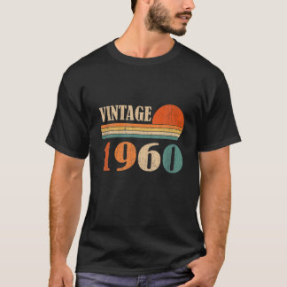 Vintag 1960 Funny 62 Jahre Old Kids Men Women 62N T-Shirt