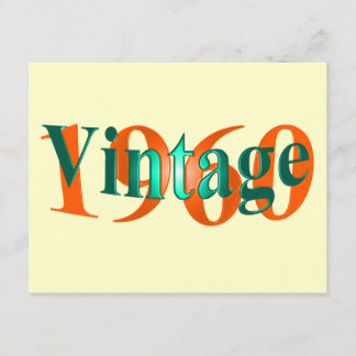 Vintag 1960 karte