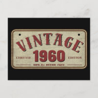 Vintag 1960 Limited Edition Alle Originalteile